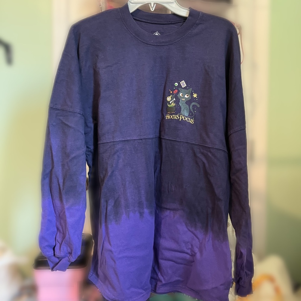 Hocus Pocus Spirit Jersey disney Sanderson Sisters Halloween Binx Medium BNWT